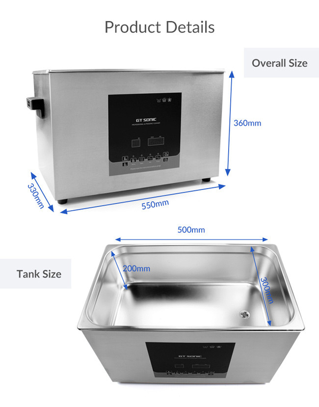 27L Normal Soft Ultrasound Washing Machines , High Frequency Ultrasonic Cleaner