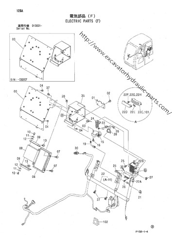 Hitachi Excavator ZX125US ZX135US Vehicle Controller V-ECU 9239568 0241112300