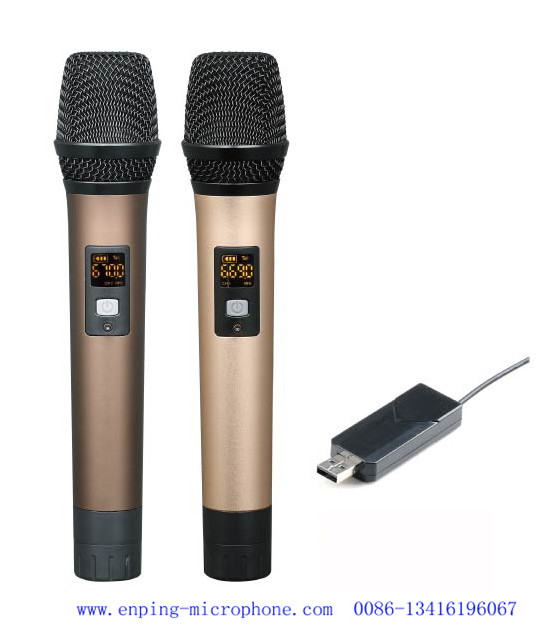 C12 / professional universal competetive UHF wireless microphone with 16 selectable frequency with 6.35MM jack