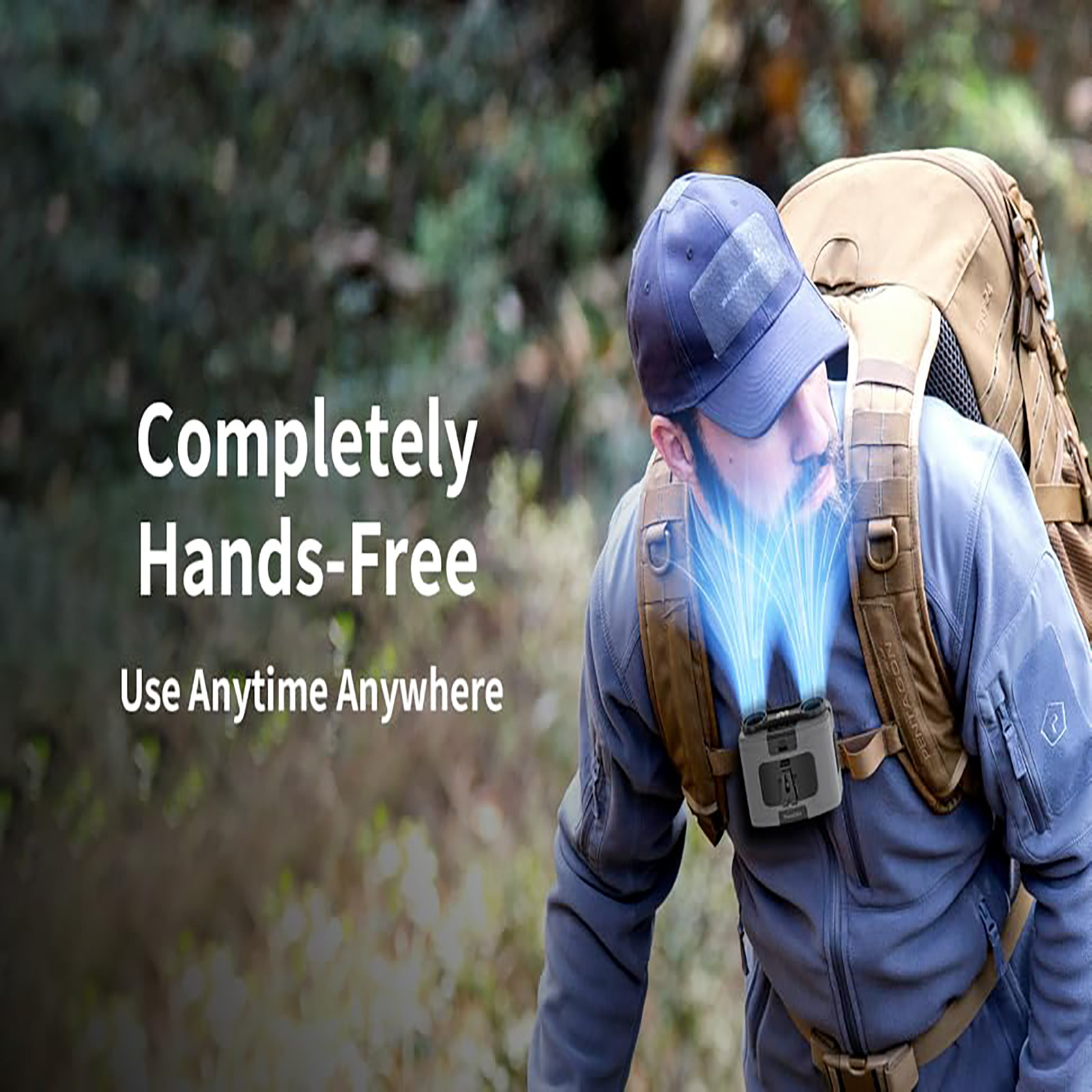 Socool Fan 20000mAh Mini Rechargeable Portable Emergency Power Clip Waist Fan Type-c Super Wind Super Quiet Table Fan