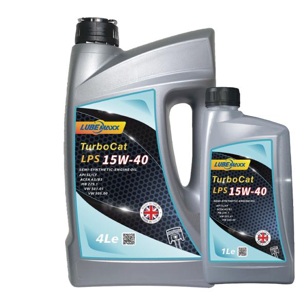Quality Lubemaxx Turbocat LPS 15W-40 Engine Oil With 134 Viscosity Index for sale