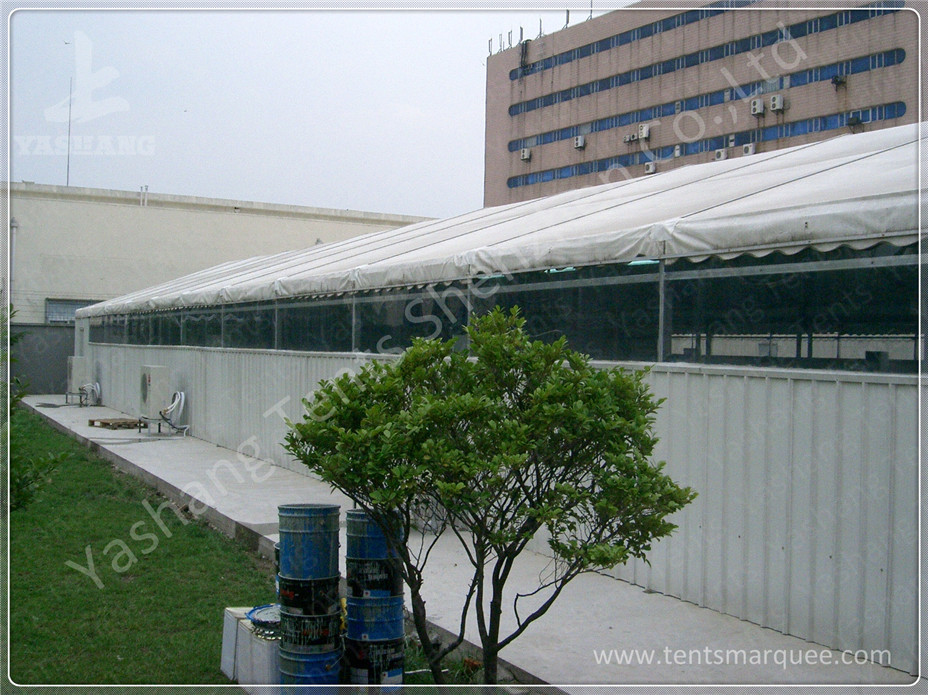 Waterproof Outdoor Event Tent Fittings Glass Wall / ABS Wall / Corrugated Sheet Wall