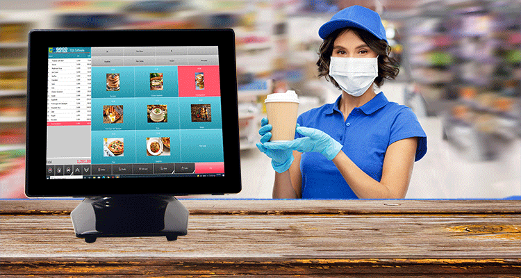 Payment Kiosk HDD-280plus Fantastic Design for Restaurant Retail and Convenience Store