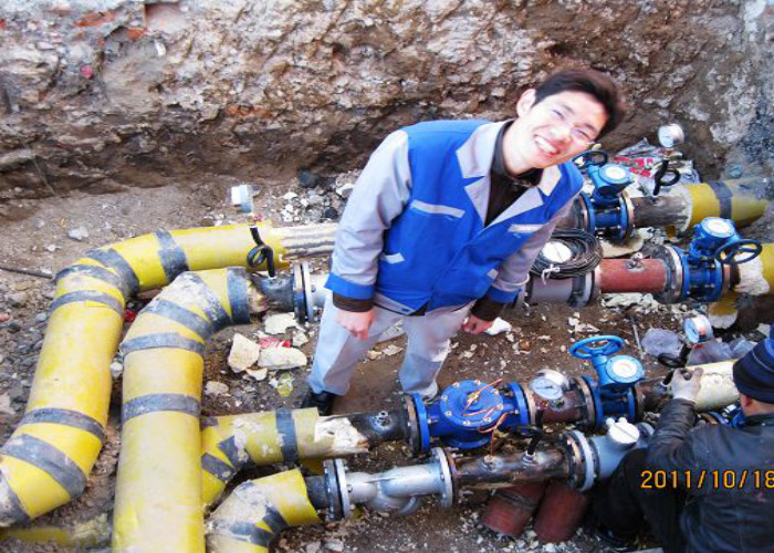 Sewage / Wastewater Flow Meter Magnetic Dn50-1200 Mm With Hard Rubber Liner