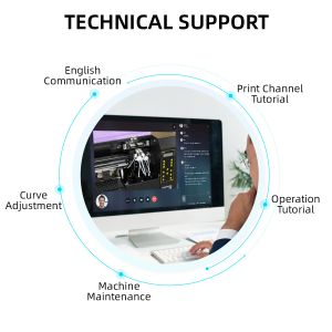 A3 DTF Printer With Powder Shaking And Drying EPSON i1600-A1*2 Print Heads