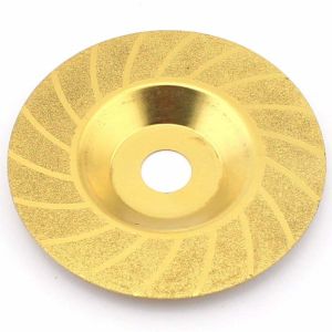 China Titanium 4 Grinding Discs Diamond Cup Wheel Convex Threading Angle Grinder on sale