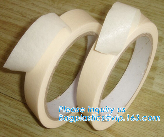 Disposable PE pre-taped self static cling masking film, Cover mask plastic drop film PE protection film with tape, BAGEA