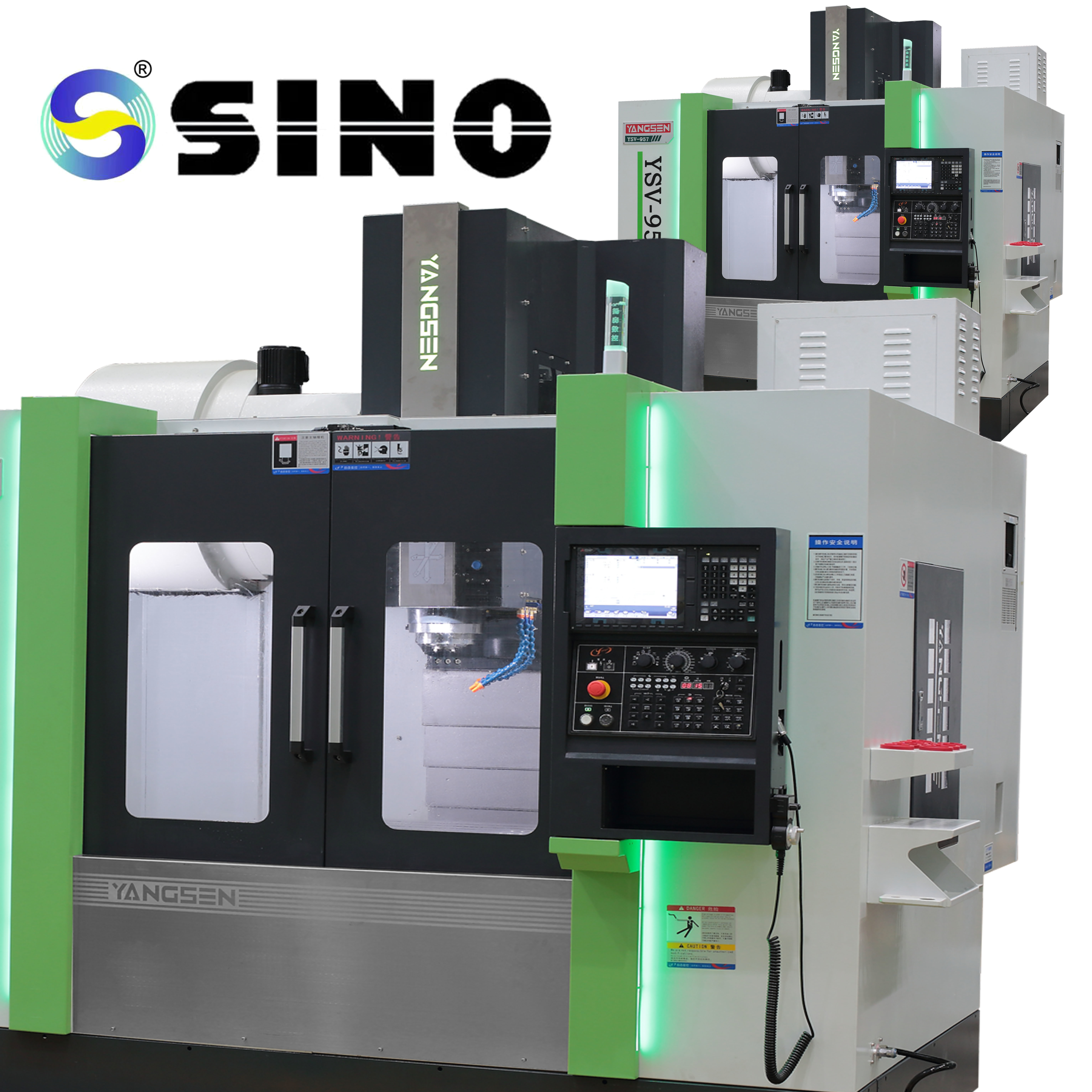 SINO YSV-1160 3 Axis Metal CNC Vertical Machining Center With DDS Transmission Type