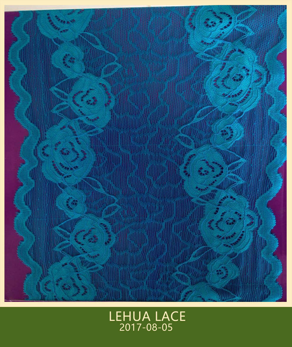 Hot Selling and nice quality Nylon Spandex Stretchy Brazil Lace from China
