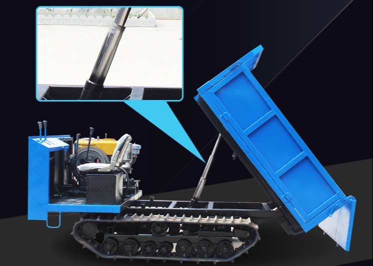 Different Loading Capacity Mini Crawler Dumper Track Transporter For Engineering