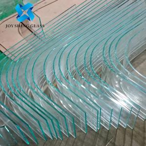 China 3/4 Inch Clear Bent Toughened Glass 19mm Curved Tempered Glass on sale