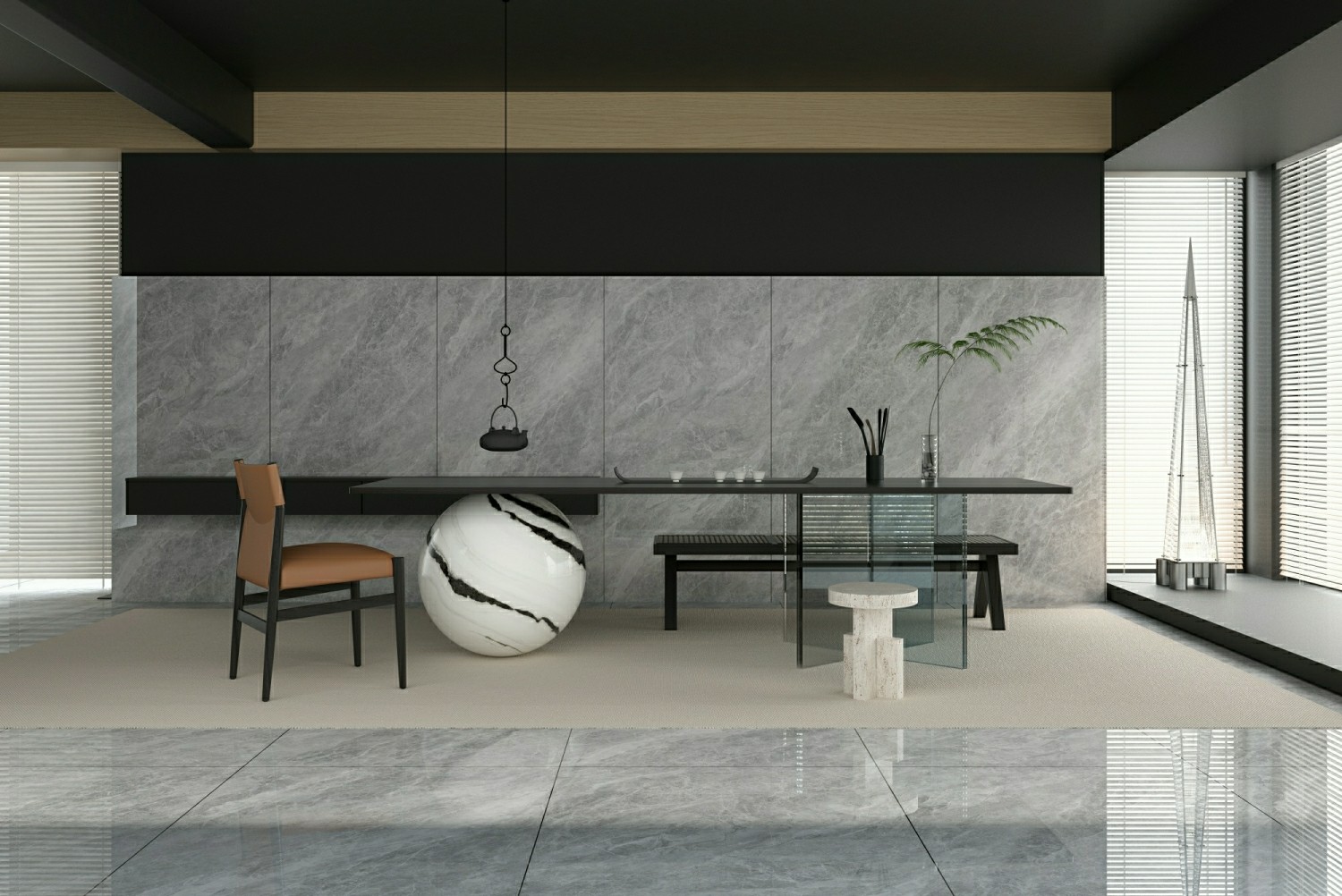 Durable Tiles 900x1800x9mm and Firebrick W.A 0.5% Exterior Floor Porcelain Glazed Polished Tile For House
