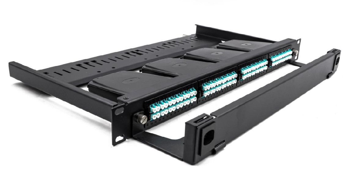 Removable 1U MPO MTP Rack Mount Patch Panel Cabinet Dismountable ODF Fibre Panel