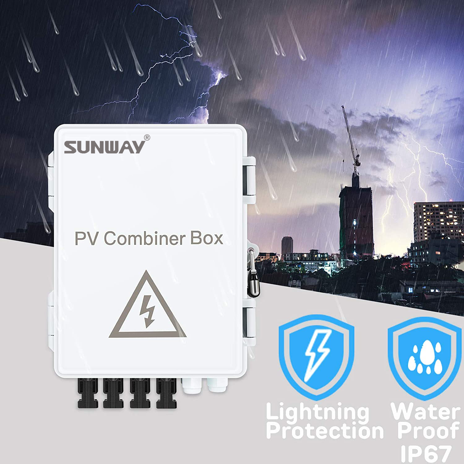 4 String Waterproof Combiner Boxes For Solar System Pv String Box