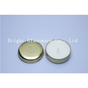  Custom Gold Candle Jars Tinplate With Custom Emboss Logo Manufactures