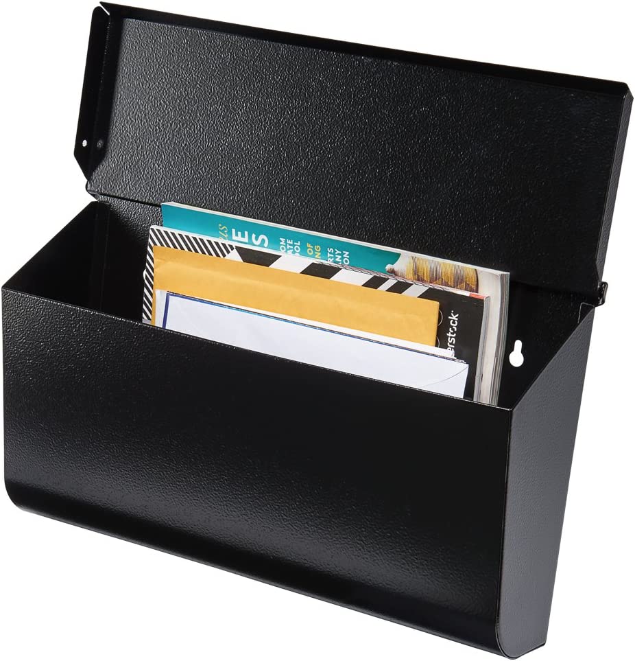 Mail Box Post Wall Mount Locking Mailbox with Code Lock Large Capacity Letterbox with House Numbers
