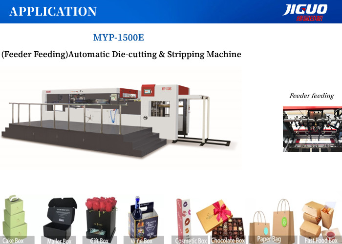 Cigarette Boxes Die Cutting Stripping Machine 5000s/H Corrugated Carton 1500mm Sheet