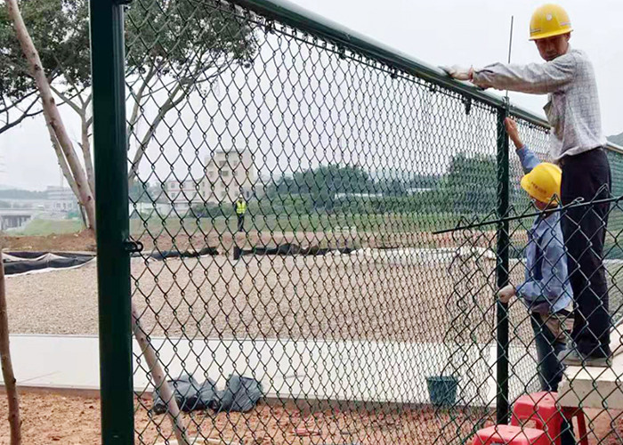 6 Foot 9 Gauge Galvanized Chain Link Fence Pvc Coated Wire