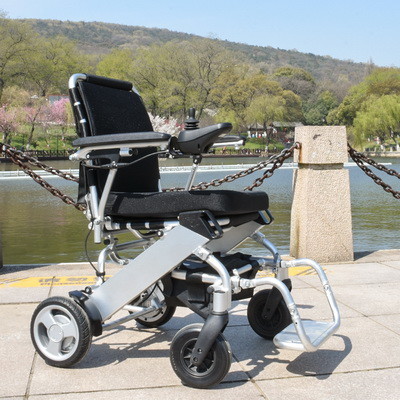 Brushless Motor Lightweight Mobility Electric Wheelchairs For Disabled