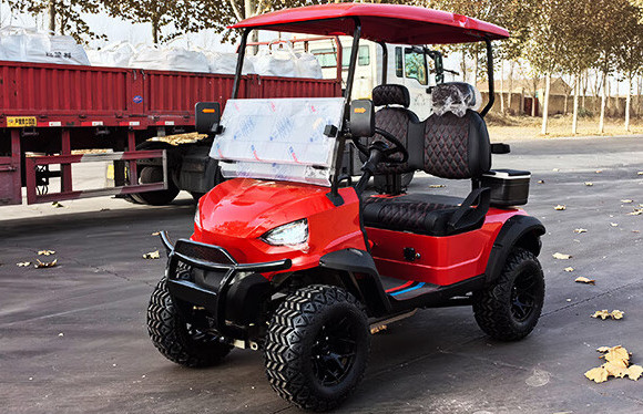 Quick Charging Time Of 6-8 Hours 2 Seater Golf Cart For Extended Driving Range 70-80km