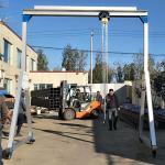  Alluminium Light Duty Gantry Crane 0.5T 1T Moisture Corrosion Protection Manufactures