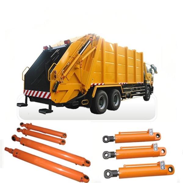 Sanitation Vehicles Garbage Truck Hydraulic Cylinders / Double Acting Hydraulic