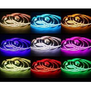 10mm PCB Width Flexible RGB COB LED Strip Light Light Source LED Spot Free IP20