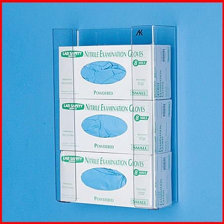Wall Mounted Medical Glove Holder Acrylic Clear Dispensers