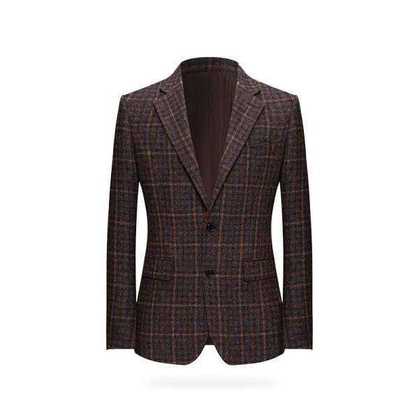 2022 Autumn and Winter Men's Casual Suit Jacket in Pure Wool Imported from