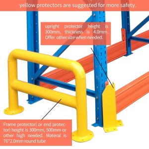 Warehouse Storage Solution Selective Pallet Rack with Back Stopper