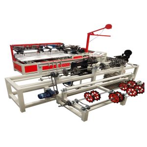 Customized Diamond Chain Link Fence Making Machine 2m - 4m Single Wire