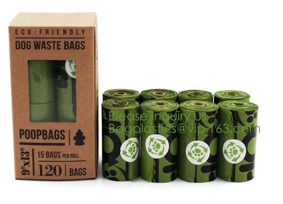 Eco friendly Compostable Biodegradable commercial bags,100% Environment Friendly Compostable Cornstarch Garbage Bags pac
