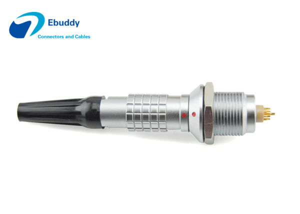 Waterproof IP68 Compatible Lemo Connector 1K Size Push pull circular Connectors