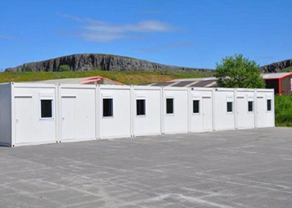 Tourist Attraction Prefab Shipping Container Office Removable Steel Cold -