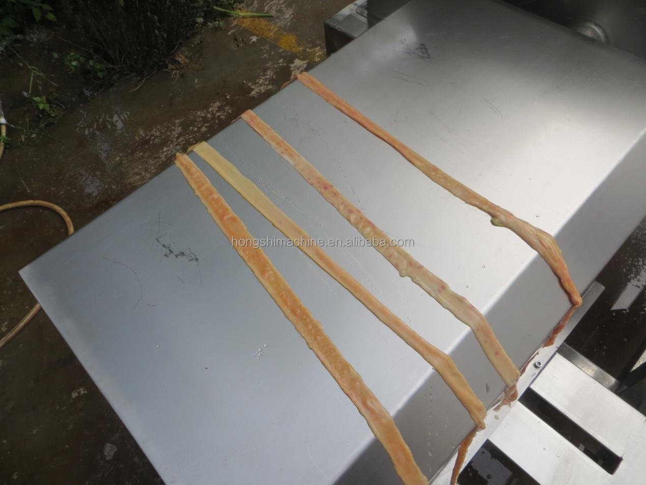 Low Price Chicken Intestine Washing Machine , Stainless Steel Goose Duck Intestine Cleaning Machine