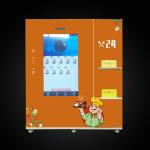24 Hours Box Lunch Food / Bento Vending Machine With Microwave Heating Function