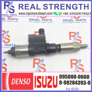 China common rail injector 095000-0660 8982843930 8-98284393-0 injector for ISUZU 4HK1 6HK1 engine injector nozzle 095000-0660 on sale