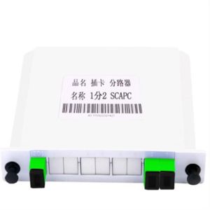 1*2 ABS GPON Passive Optical Splitter With UPC APC Connector 1260-1650nm