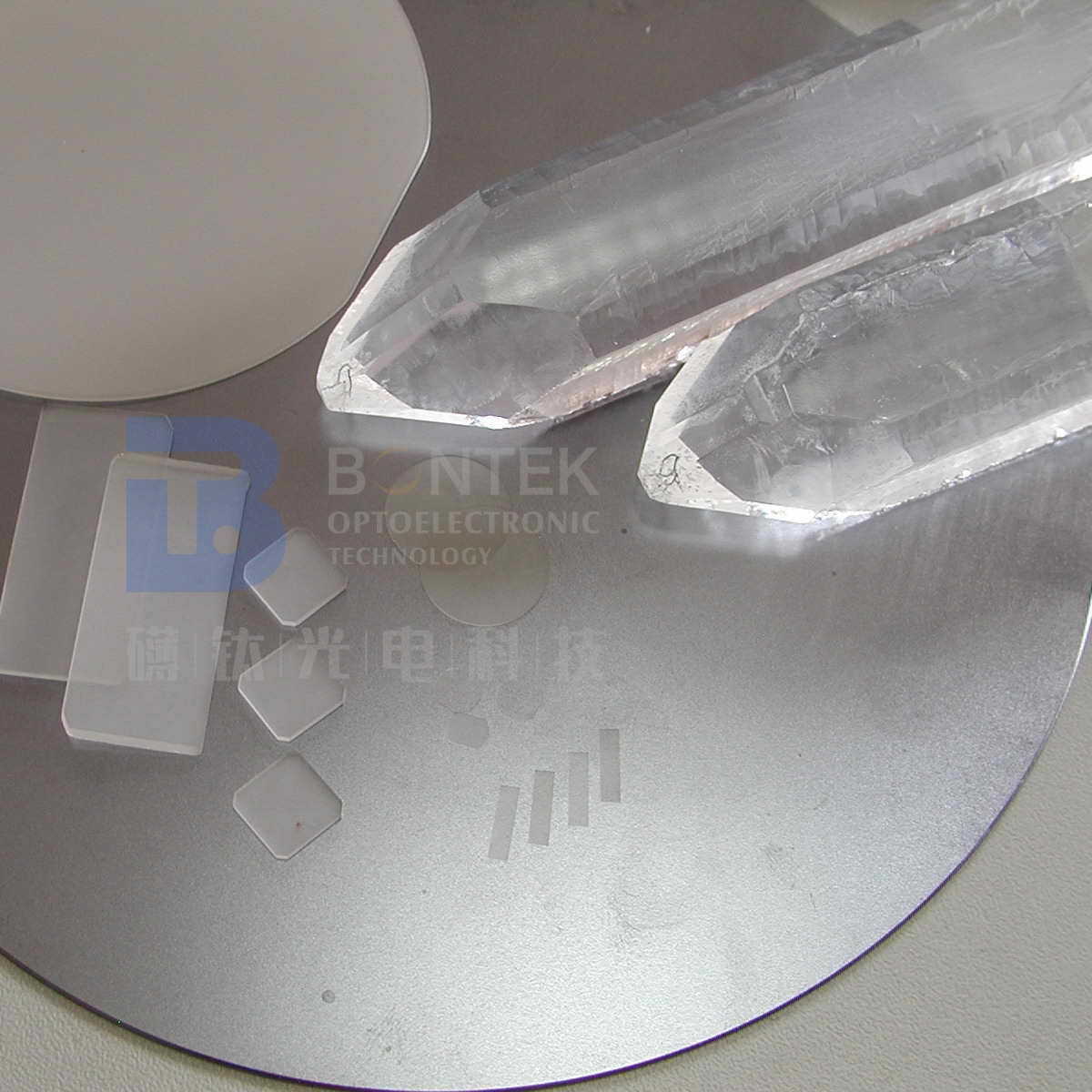 Crystal Quartz LiNbO3 LiTaO3 Piezo Wafers With Differnent Cut Angles