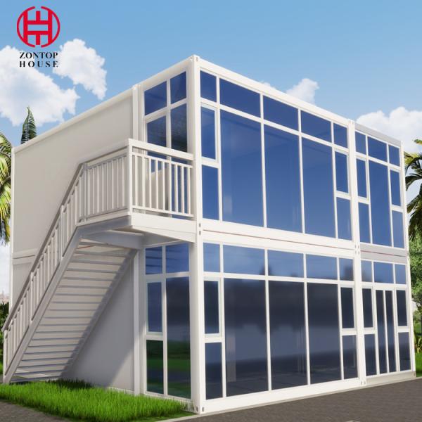Zontop High Quality Modern Easy Assemble Luxury Storage Two Story Tiny
