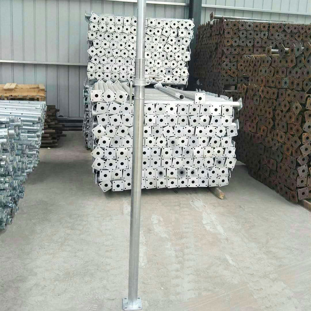 76mm Outer Tube Diameter Shore Props Heavy Duty Or Light Duty For Your Requirements 14mm Groove Width