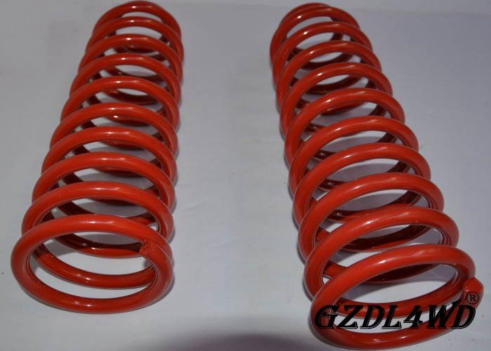 Red 4x4 Suspension Lift Kits Coil Spring Parts For Jeep Cherokee XJ