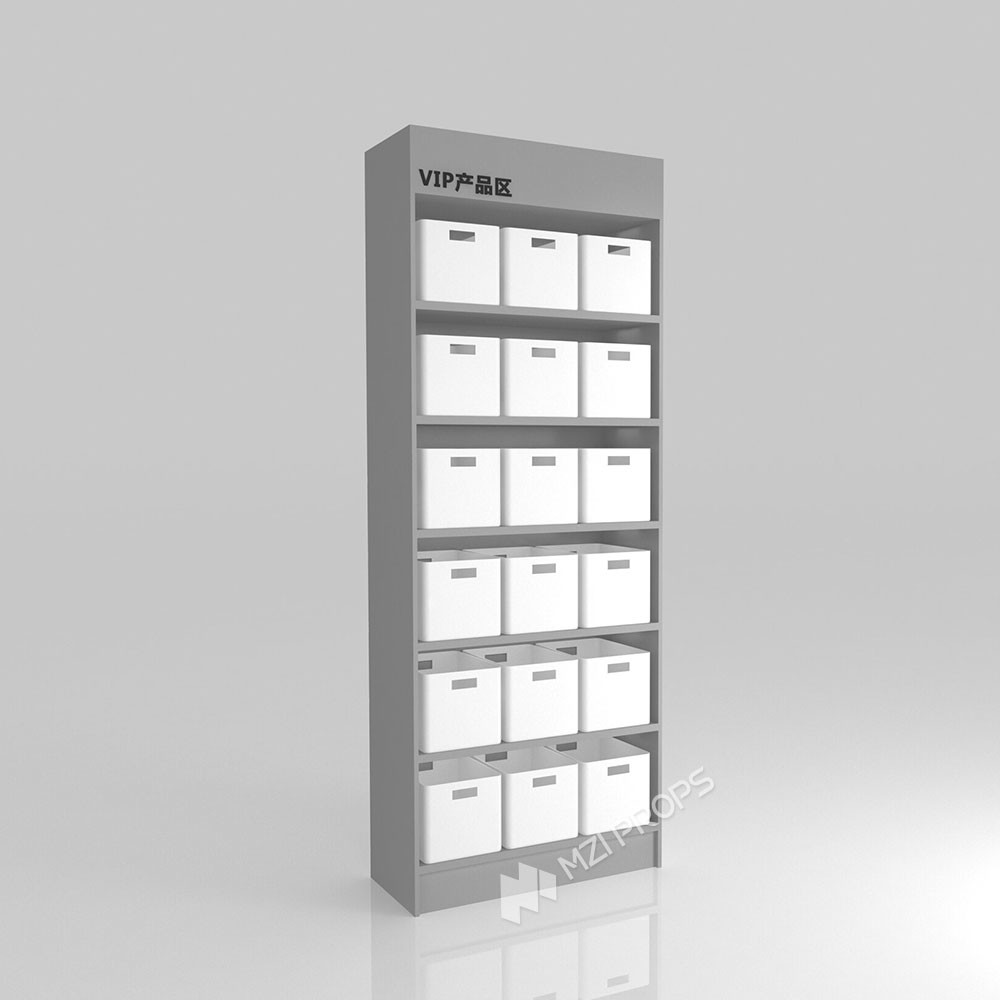 GDR10-TY02 Retail Store Display with White LED Light Strips and 5mm Ultra-clear Glass Tabletop for Cosmetics Retail Stores