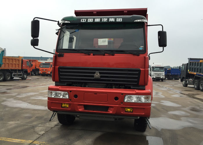 SINOTRUK Golden Prince Tipper Truck 290 HP 10 - 25CBM ZZ3251M3241W Heavy Dump Truck
