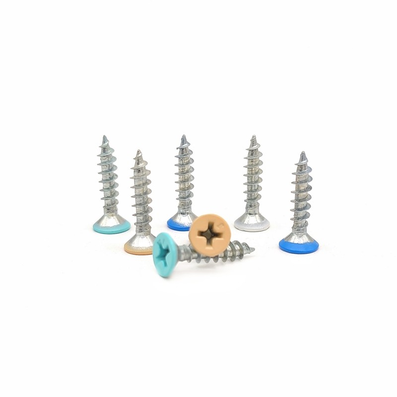Countersunk Head Cross Self Tapping Screws Flat Head Self Tapping Nai Custom Color