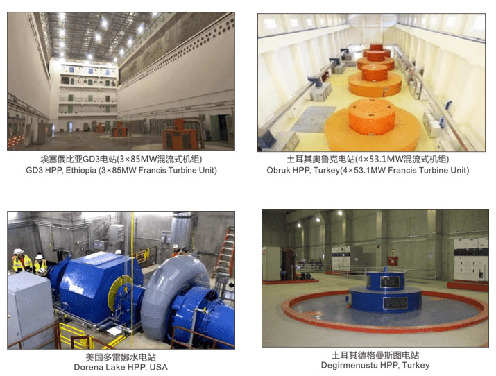 Horizontal 7500kw 0.15m3/S Francis Hydro Turbine