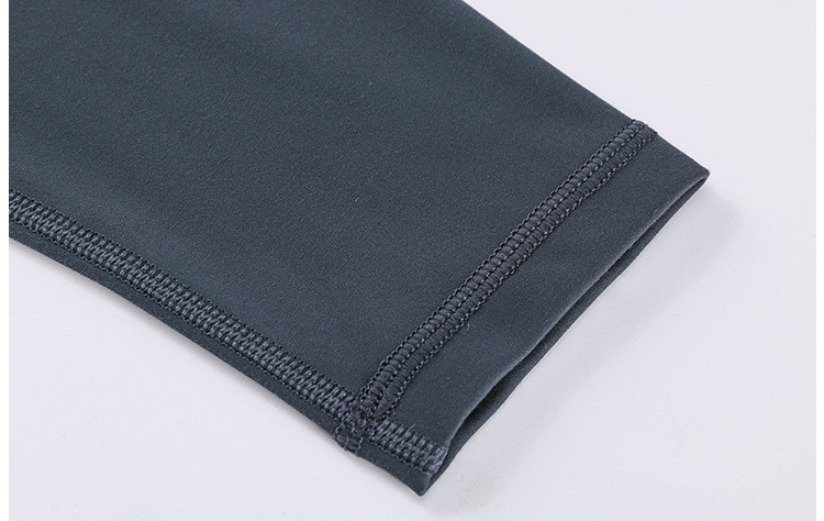 Women'S High Waist Sports Pocket Yoga Pants Solid Color Tight
