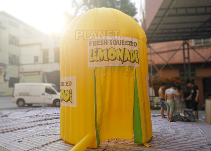Advertising Portable Concession Inflatable Lemonade Booth Lemonade Stand Display