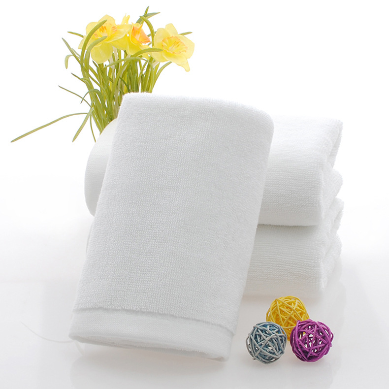 100% Cotton Fabric Solid Color Custom Logo Bath Towel Set for Luxury Hotel Bathroom