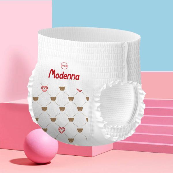 2025 Grade Disposable Baby Nappy High Absorption Pull-Up Training Diaper XXL